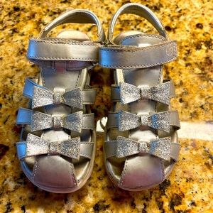 Silver stride rite size 11 sandals.